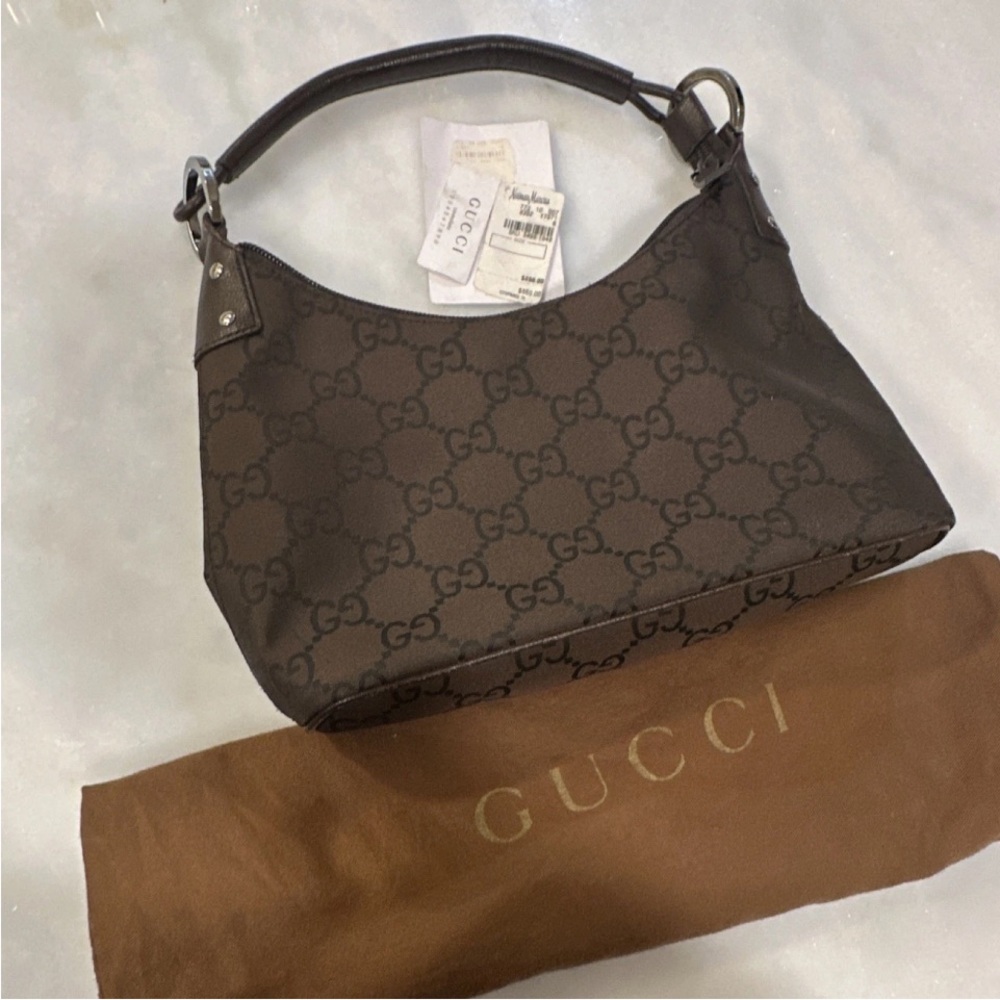 Gucci Brown Signature Women's Shoulder Bag y2k NWT